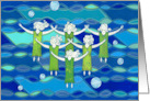 Water Dance Women Blank Any Occasion card