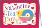 Valentine Tea Party Invitation card