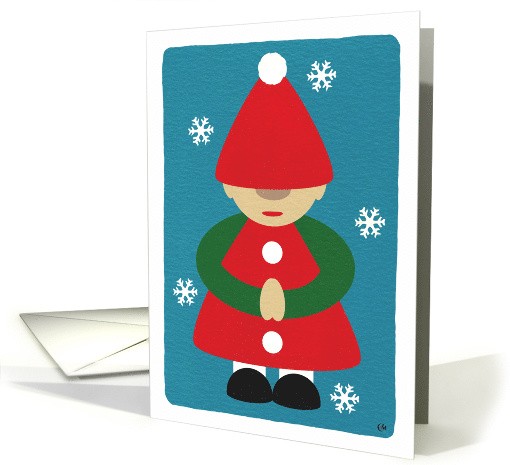 Save The Date for a Christmas Party Gnome card (1577166)