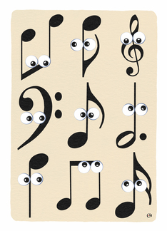 Music Notes Happy...