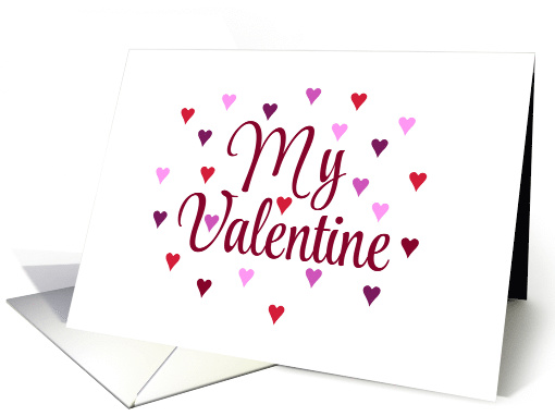 My Valentine With Tiny Hearts card (1597060)