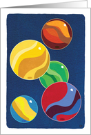 Marbles Happy Birthday card