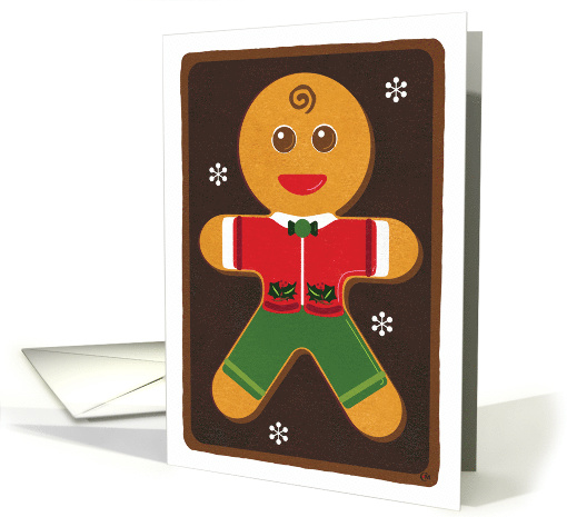 Christmas Gingerbread Man card (1631156)