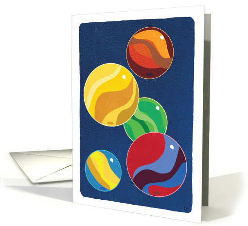 Marbles Blank Any Occasion card (1735678)