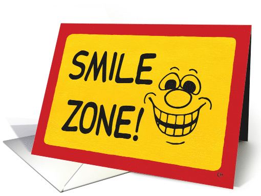 Humor Get Well Smile Zone card (1744990)