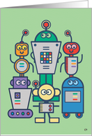 Robots AI Hobby Blank Any Occasion card