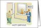 Funny Birthday Violin Player at Complaint Department card