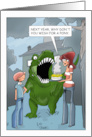 Birthday Wish is a T Rex card