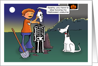 Halloween Card Dog...