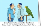 Every Passover Oscar beats everybody to the afikoman card