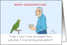 Oscar Is Unimpressed With Rex’s Valentine’s Day Pellets card
