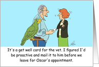 Get Well Soon Oscar Rex and Judy Discussing Sending the Vet A Get Well card