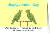 On Mother’s Day Oscar is Greatful That His Mother Clicker Trained Him card
