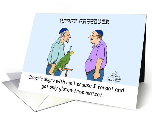 Happy Passover Oscar Is Angry Because Rex Got Only Gluten... (1703736)