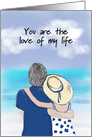 Wedding Anniversary Card to Spouse With Beach Setting card