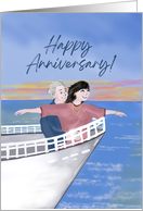 Happy Anniversary from Spouse on Cruise Ship card