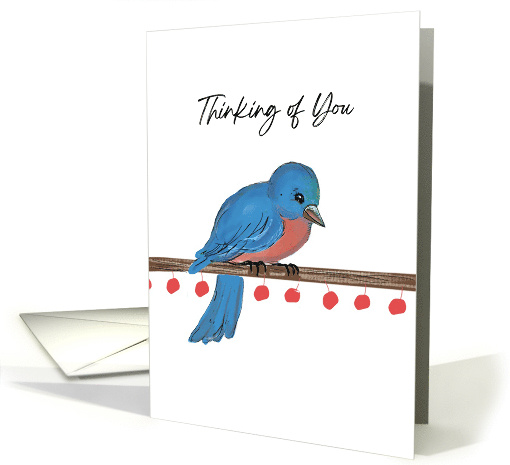Loss of Child With Bluebird Bringing Reassurance From God card