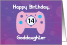 Goddaughter 14 Year Old Birthday Gamer Controller card