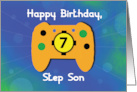 Step Son 7 Year Old Birthday Gamer Controller card