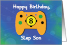 Step Son 8 Year Old Birthday Gamer Controller card