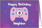 Neighbor Girl 8 Year Old Birthday Gamer Controller card