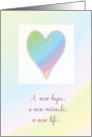 Congratulations on Expecting Rainbow Baby card