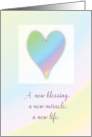 Congratulations on Birth of Rainbow Baby card