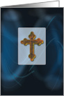 Eastern Orthodox Cross Blank Inside card