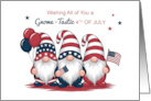 To All of You Fourth of July Cute Gnomes card