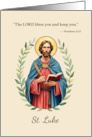 St Luke God’s Peace and Blessings with Scripture card