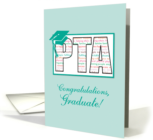 Physical Therapy Assistant Graduation Congratulations PTA... (1594754)