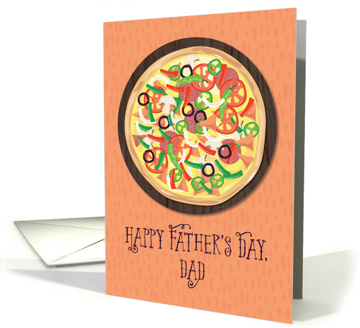 Dad from Tween or Teen Pizza Father's Day card (1602310)