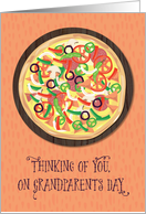 Grandparents Day Tween Teen Pizza from All of Us card