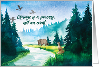 12 Step Recovery Process of Change Landscape card