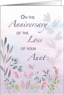 Aunt Anniversary of...