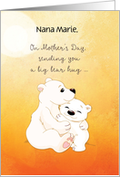 Personalize Name Coronavirus COVID 19 Mother’s Day Bear Hugs card