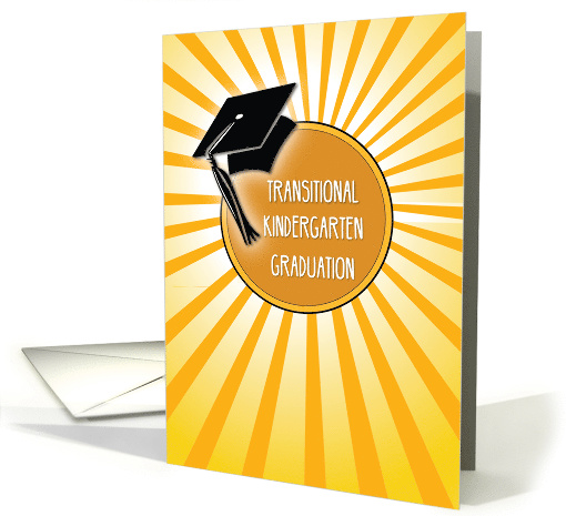 Transitional Kindergarten Graduation Hat on Sun card (1617096)