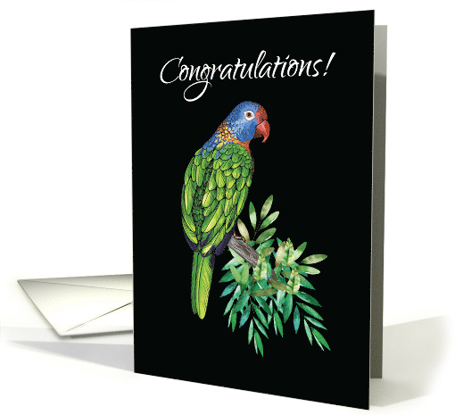 Congratulations on New Parrot Bird card (1617316)