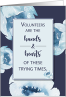 Volunteers Thank You...