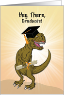 Graduation T-Rex Dinosaur card