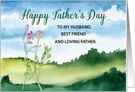 Husband and Father Father’s Day Nature Landscape card