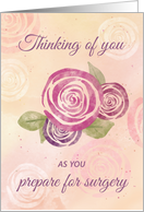 Thinking of You Before Surgery Rose card