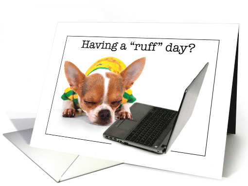 Encouragement Working From Home Employee Funny Napping... (1654814)