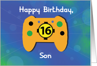 Son 16 Year Old Birthday Gamer Controller card