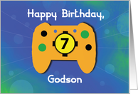 Godson 7 Year Old Birthday Gamer Controller card