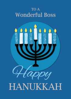 For Boss Hanukkah...