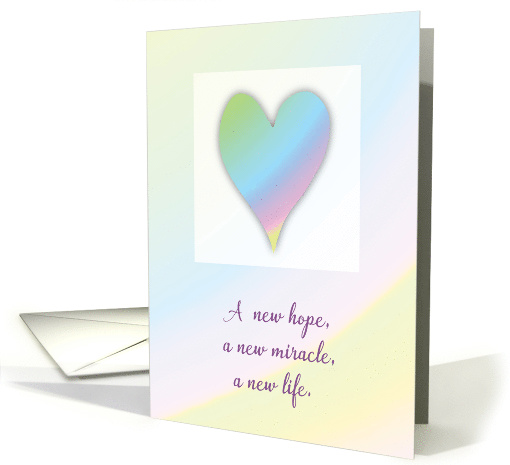 Congratulations on Expecting Rainbow Baby card (1666490)