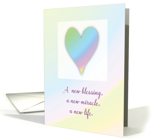 Congratulations on Birth of Rainbow Baby card (1666520)