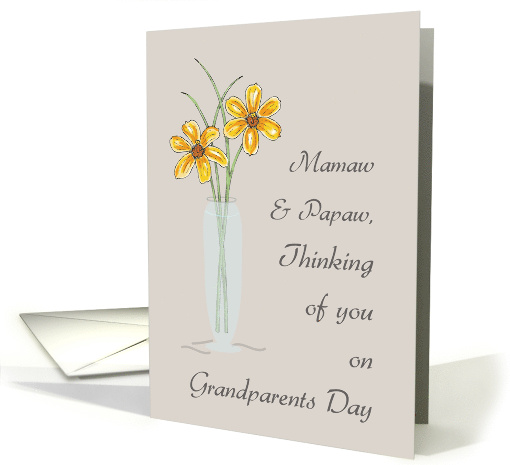 Mamaw and Papaw Grandparents Day Thinking of You with Two... (1669224)