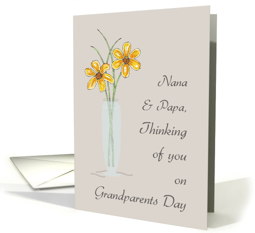 Nana and Papa Grandparents Day Thinking of You with Two... (1669226)